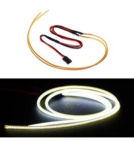 POWERHOBBY PHB7375WHITE FLEXIBLE CUTTABLE LED STRIP LIGHTS 1/24 1/28 SCX24 ( WHITE )