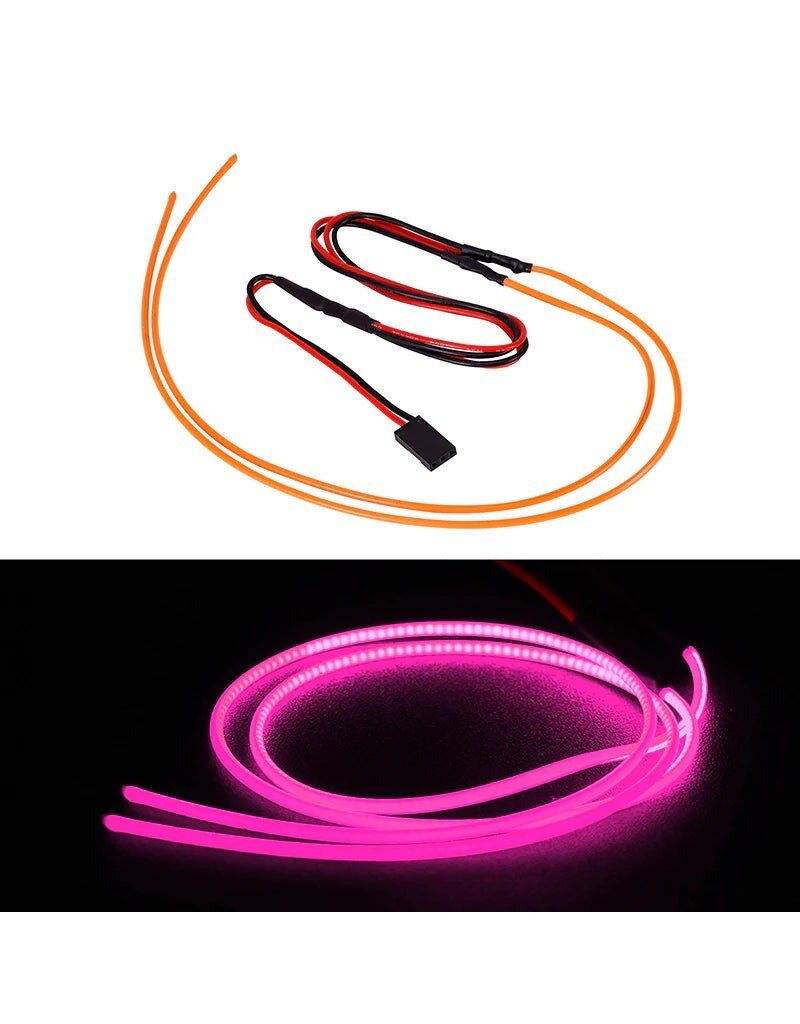 POWER HOBBY PHB7375PURPLE FLEXIBLE CUTTABLE LED STRIP LIGHTS 1/24 1/28 SCX24 ( PURPLE )