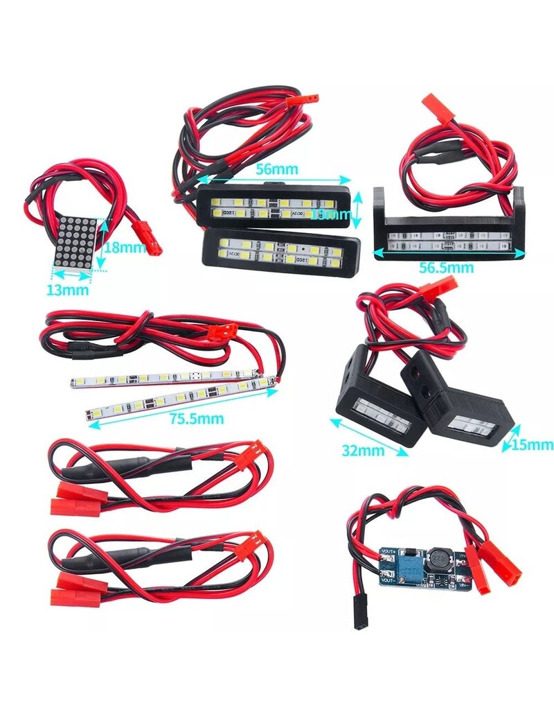 POWER HOBBY PHBARRMA36 ARRMA LIMITLESS 1/7 FRONT & REAR LIGHTS