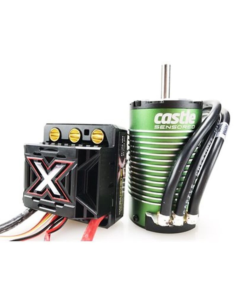 CASTLE CREATIONS CSE010-0145-06 MONSTER X 25.2V ESC,8A PEAK BEC WITH1515-2200KV V2 SENSORED MOTOR