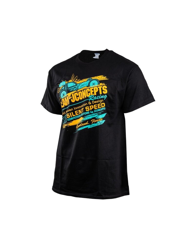 JCONCEPTS JCO5279OM RETRO T-SHIRT (ORANGE/TEAL) (M)