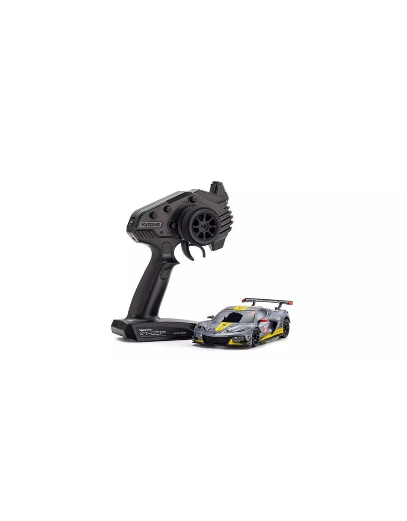 KYOSHO KYO32356GM MINI-Z RWD MR-04 READYSET CHEVROLET CORVETTE C8.5 GUNMETAL