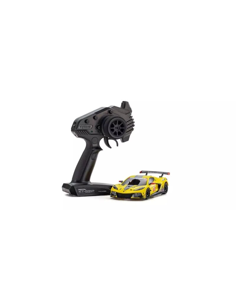 KYOSHO KYO32356Y MINI-Z RWD MR-04 READYSET CHEVROLET CORVETTE C8.5 YELLOW