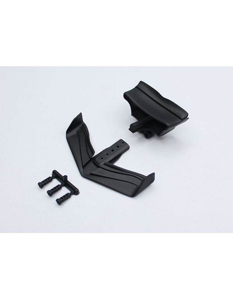 REFLEX RACING REF FX28-012-BK FX28 WING AND POST SET - BLACK