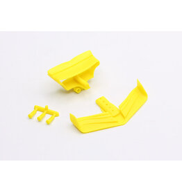REFLEX RACING FX28-012-YE FX28 WING AND POST SET - YELLOW