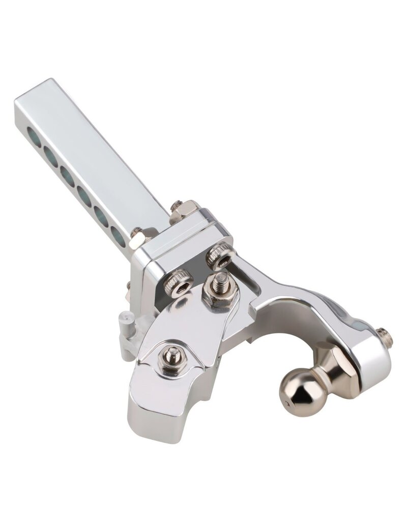POWER HOBBY PHB5527SILVER RESCUE TOW TRAILER HOOK HITCH: SILVER