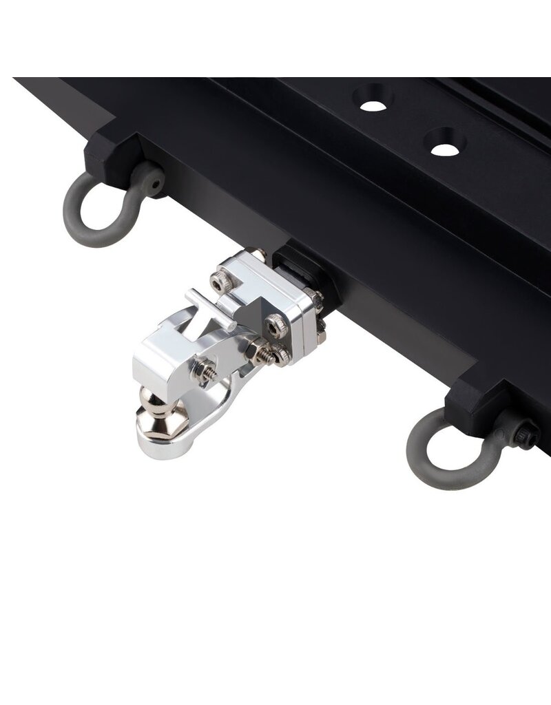 POWERHOBBY PHB5527SILVER RESCUE TOW TRAILER HOOK HITCH: SILVER