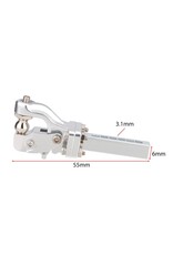 POWER HOBBY PHB5527SILVER RESCUE TOW TRAILER HOOK HITCH: SILVER