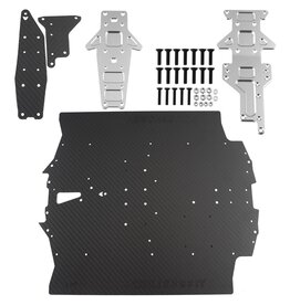 POWER HOBBY PHB6304 CARBON FIBER GT WIDTH CHASSIS FOR ARRMA LIMITLESS, INFRACTION, FELONY