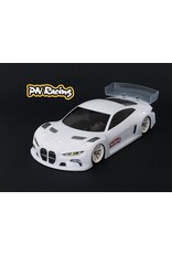 PN RACING KEN PN600816 1/28 SCALE M4GT3 LEXAN BODY KIT: CLEAR