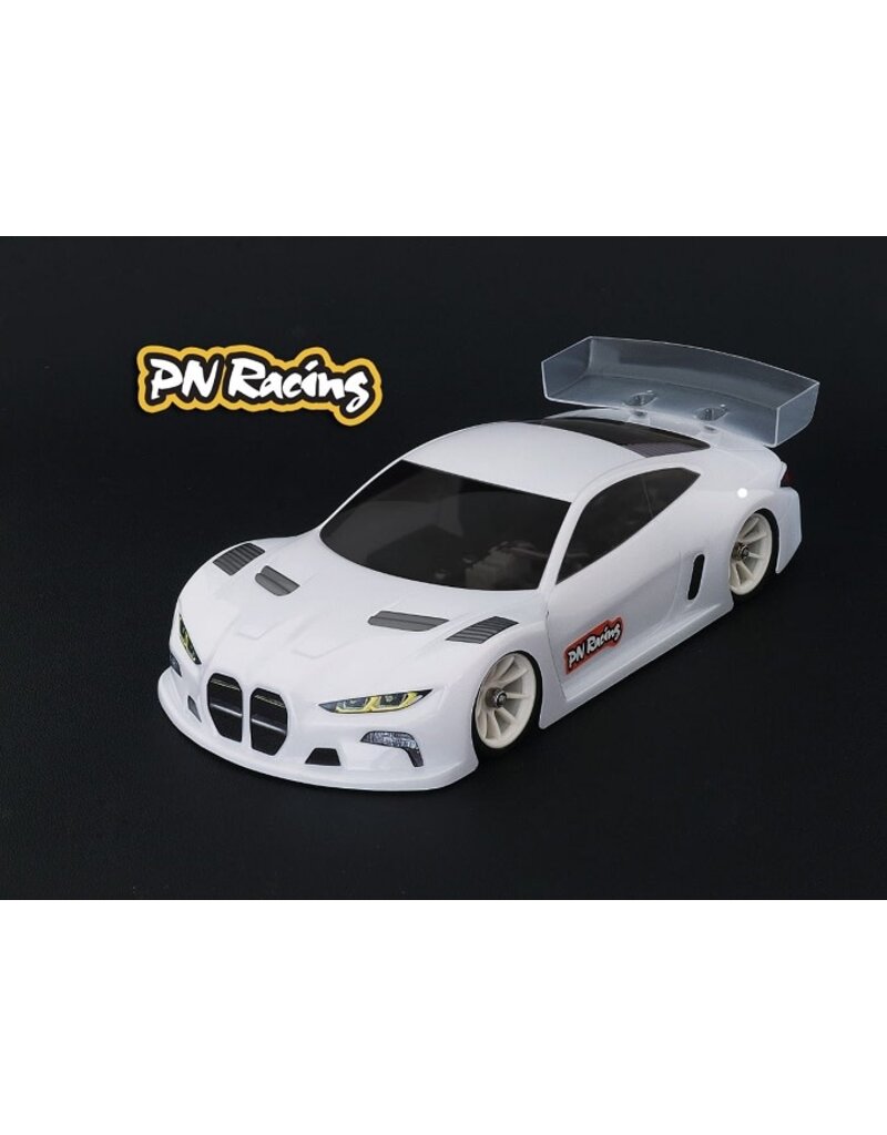 PN RACING KEN PN600816 1/28 SCALE M4GT3 LEXAN BODY KIT: CLEAR