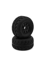 UPGRADE RC UPG-10014 STREET RADIALS 2.2" PRE-MOUNTED ON-ROAD TIRES FOR TRAXXAS® MINI MAXX® & MINI XRT® (2) W/12MM NARROW, 12MM WIDE, & 14MM HEXES