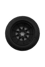 UPGRADE RC UPG-10014 STREET RADIALS 2.2" PRE-MOUNTED ON-ROAD TIRES FOR TRAXXAS® MINI MAXX® & MINI XRT® (2) W/12MM NARROW, 12MM WIDE, & 14MM HEXES