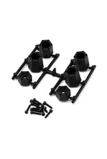 UPGRADE RC UPG-10014 STREET RADIALS 2.2" PRE-MOUNTED ON-ROAD TIRES FOR TRAXXAS® MINI MAXX® & MINI XRT® (2) W/12MM NARROW, 12MM WIDE, & 14MM HEXES