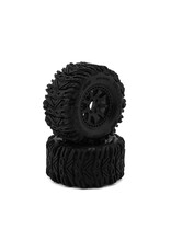 UPGRADE RC UPG-10013  DIRT CLAW 2.2" PRE-MOUNTED BELTED TIRES FOR TRAXXAS® MINI MAXX® & MINI XRT® (2) W/12MM NARROW, 12MM WIDE, & 14MM HEXES