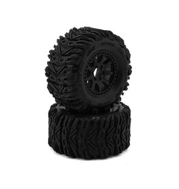 UPGRADE RC UPG-10013  DIRT CLAW 2.2" PRE-MOUNTED BELTED TIRES FOR TRAXXAS® MINI MAXX® & MINI XRT® (2) W/12MM NARROW, 12MM WIDE, & 14MM HEXES