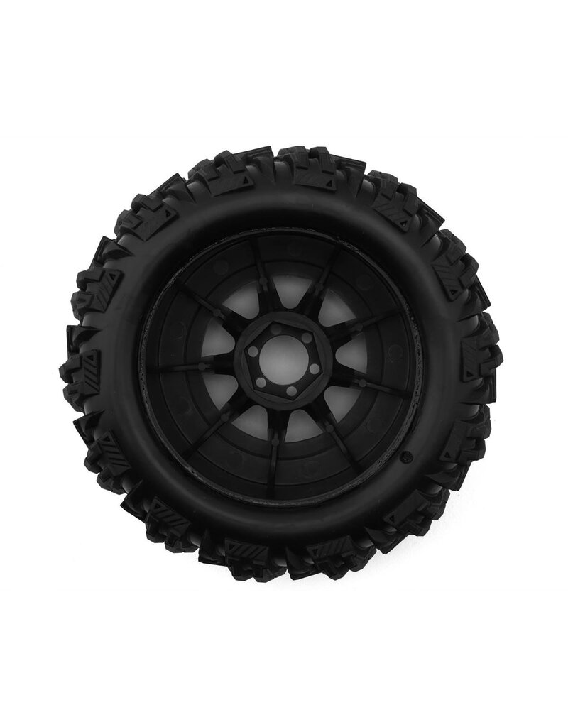 UPGRADE RC UPG-10013  DIRT CLAW 2.2" PRE-MOUNTED BELTED TIRES FOR TRAXXAS® MINI MAXX® & MINI XRT® (2) W/12MM NARROW, 12MM WIDE, & 14MM HEXES