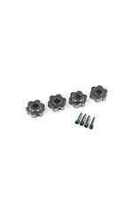 TRAXXAS TRA8956-GRAY WHEEL HUBS HEX ALUM GRAY