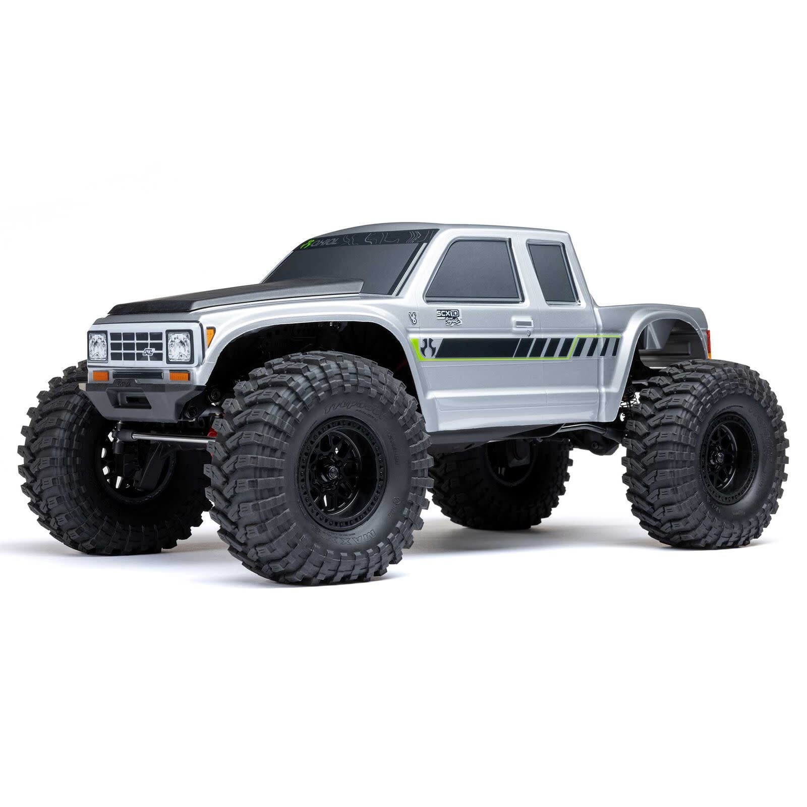 AXI-2036T1 - 1/10 SCX10 III Coyote 4X4 RTR Brushed Rock Crawler - Silver