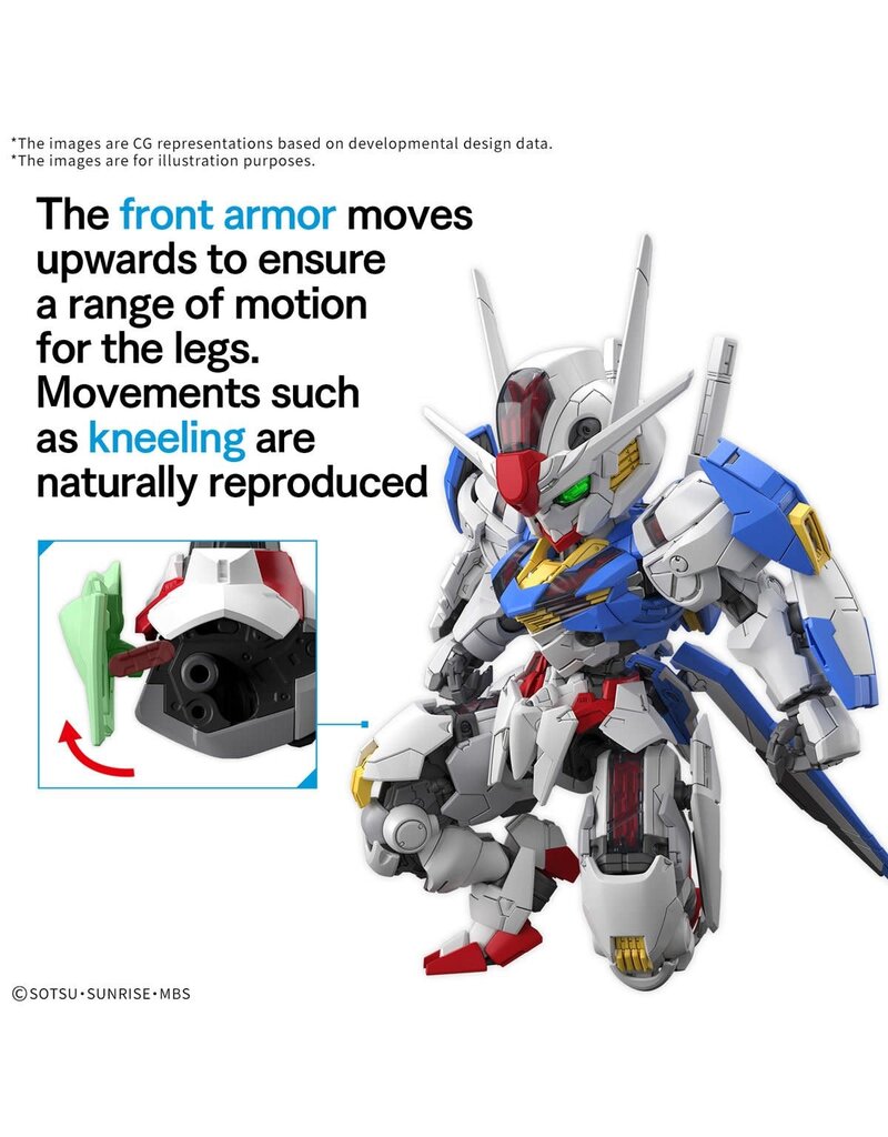 BANDAI BAN2773803 GUNDAM AERIAL "MOBILE SUIT GUNDAM: WITCH FROM MERCURY", BANDAI