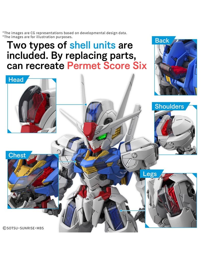 BANDAI BAN2773803 GUNDAM AERIAL "MOBILE SUIT GUNDAM: WITCH FROM MERCURY", BANDAI