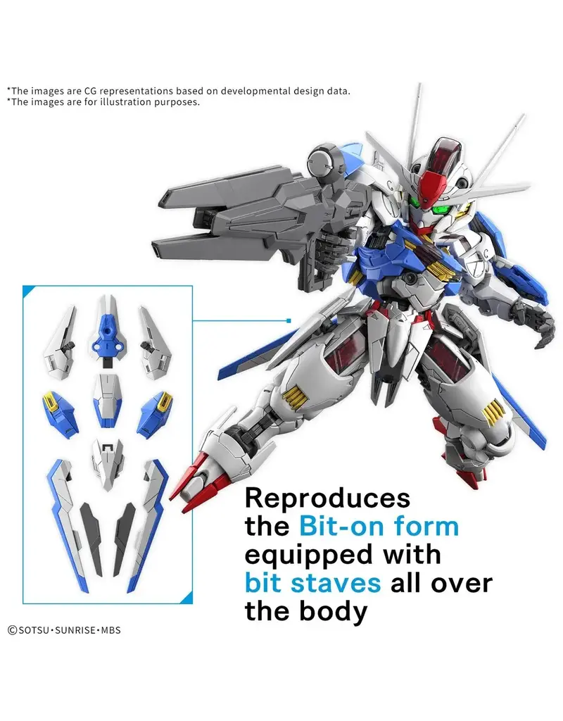 BANDAI BAN2773803 GUNDAM AERIAL "MOBILE SUIT GUNDAM: WITCH FROM MERCURY", BANDAI