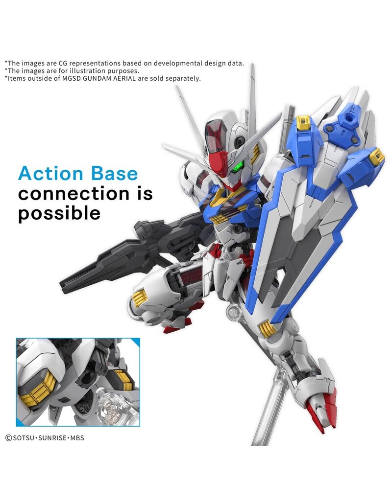 BANDAI BAN2773803 GUNDAM AERIAL "MOBILE SUIT GUNDAM: WITCH FROM MERCURY", BANDAI