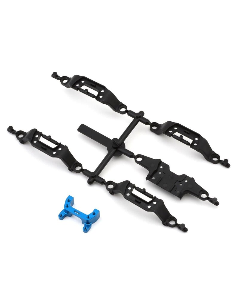 TEAM ASSOCIATED ASC21634 RC28R UPPER & LOWER FRONT SUSPENSION ARM SET