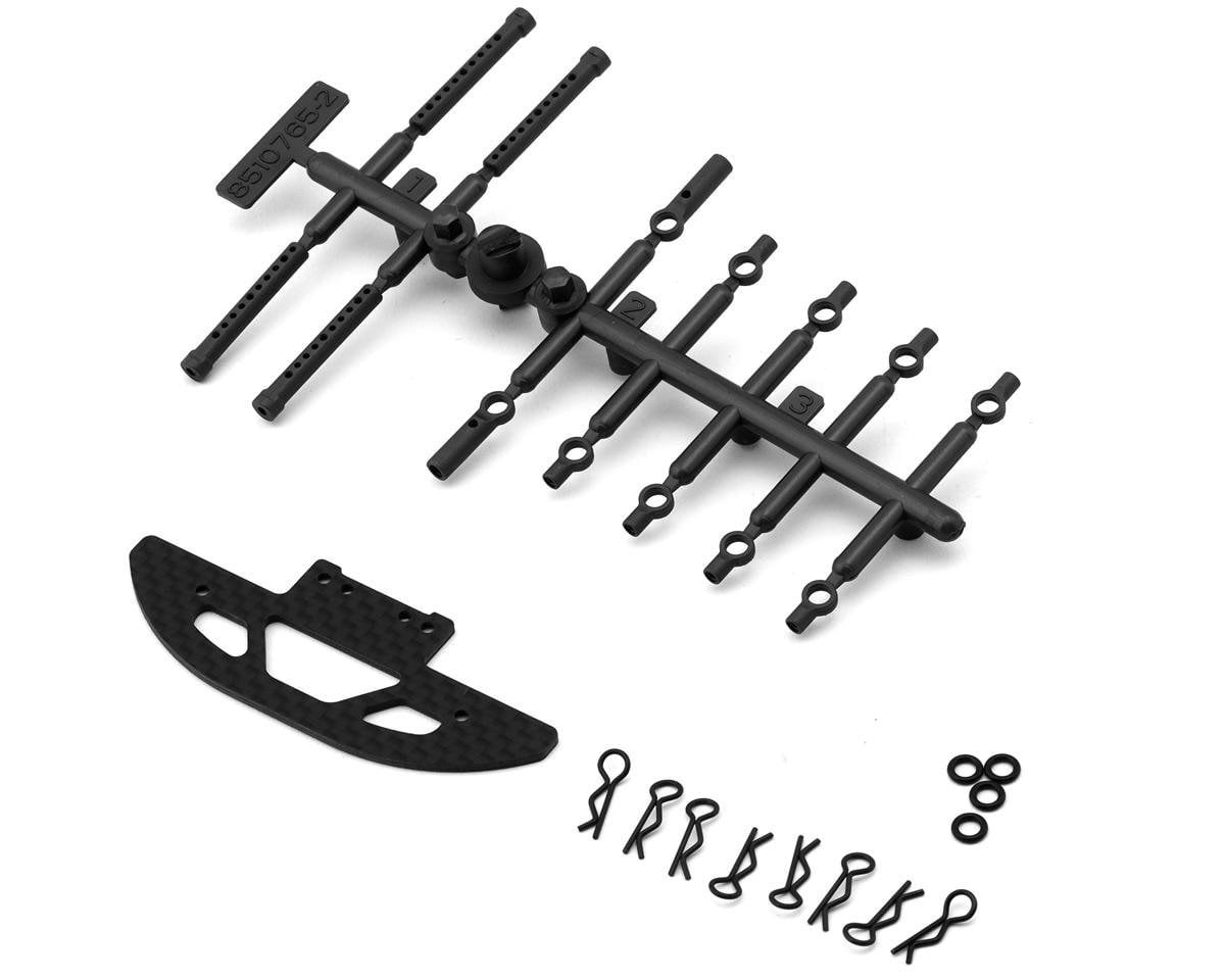 ASC21645 RC28R FRONT BUMPER & BODY MOUNTS SET