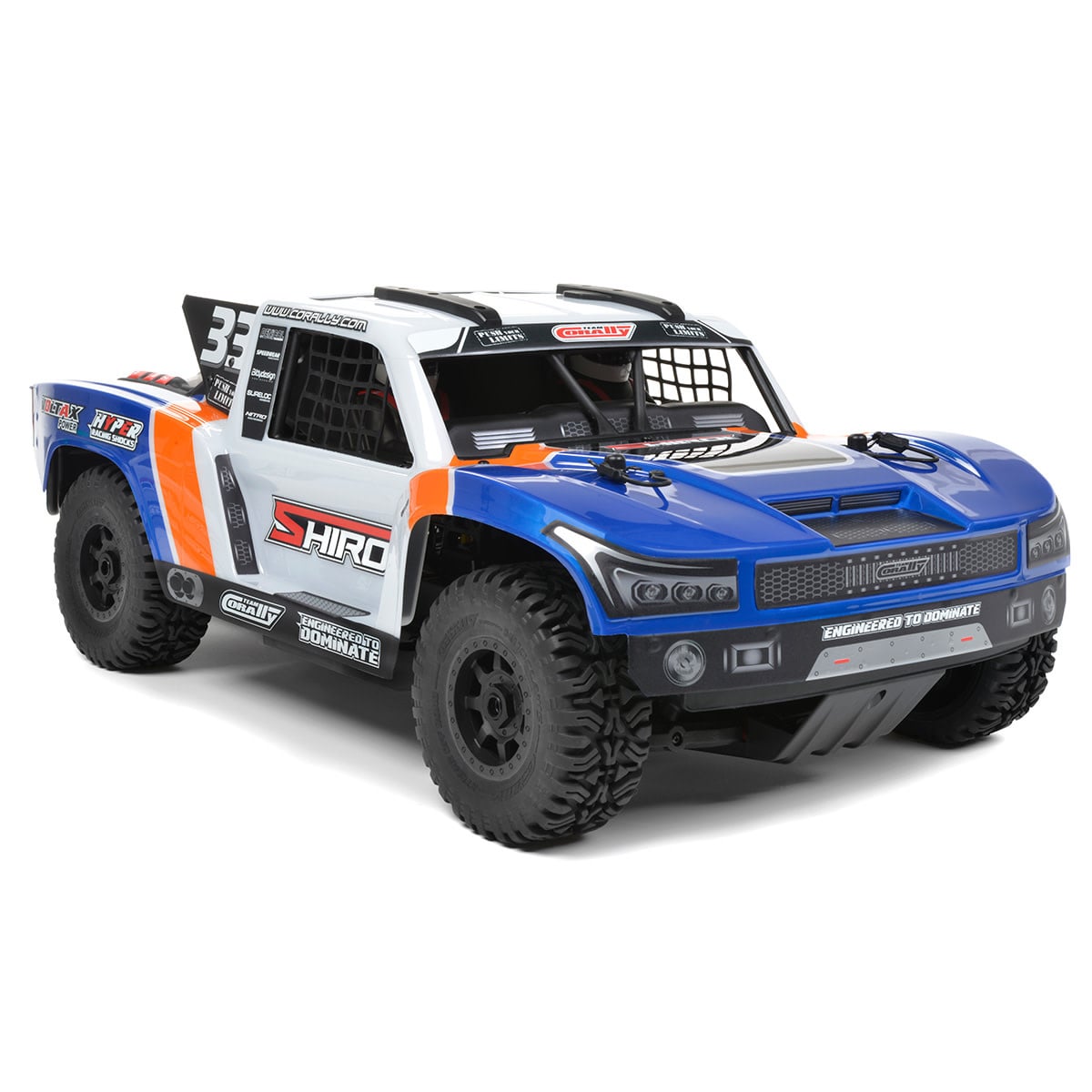 COR00278-B SHIROI XP6 1/8 6S SHORT COURSE TRUCK, RTR VERSION, BLUE