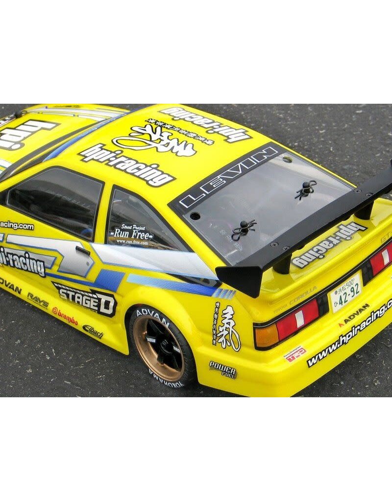 HPI RACING HPI17214 TOYOTA LEVIN AE86 CLEAR BODY (190MM)