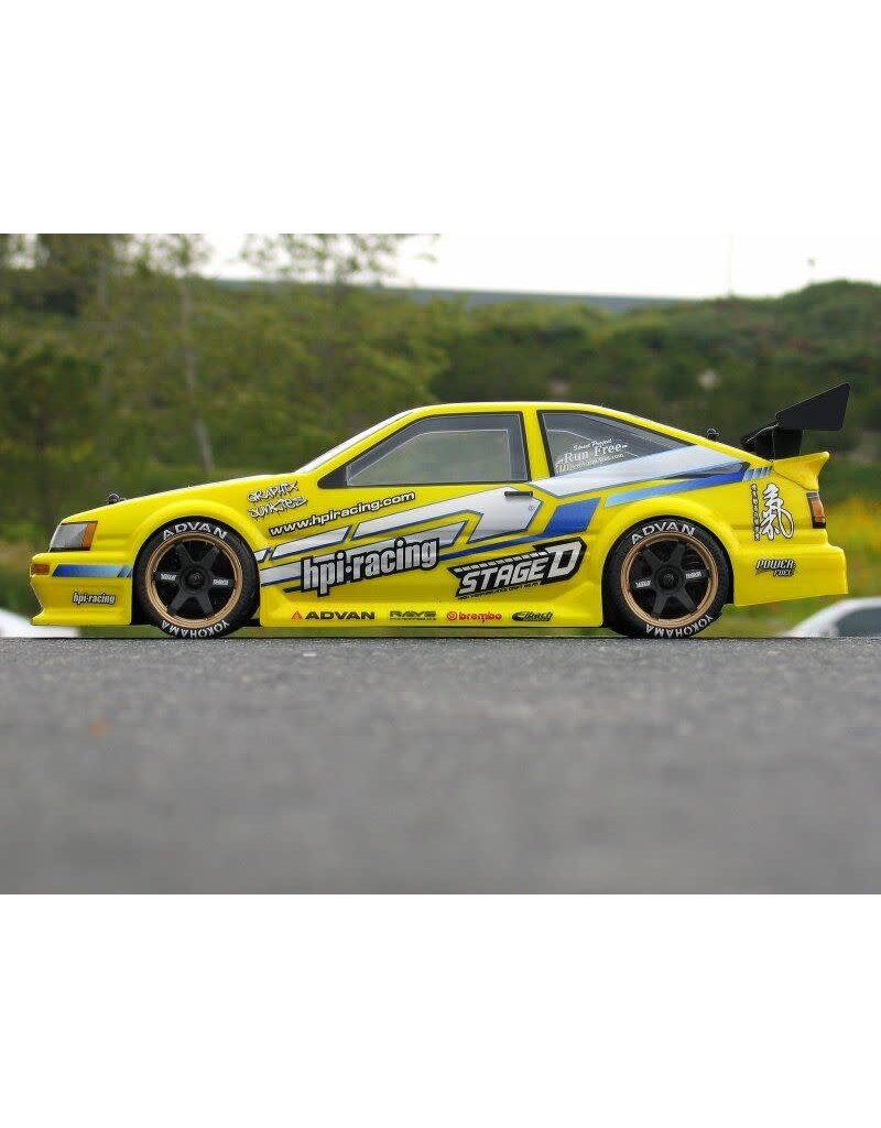 HPI RACING HPI17214 TOYOTA LEVIN AE86 CLEAR BODY (190MM)