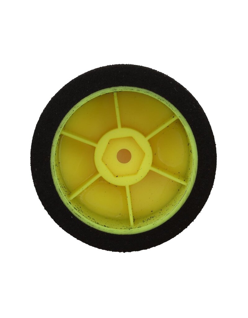HACKFAB HFB06306Y LOSI MICRO-B/T FOAM REAR TIRES (YELLOW) (2)