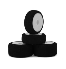 HACKFAB HFB06300W LOSI MICRO-B FOAM TIRES (4) (WHITE)