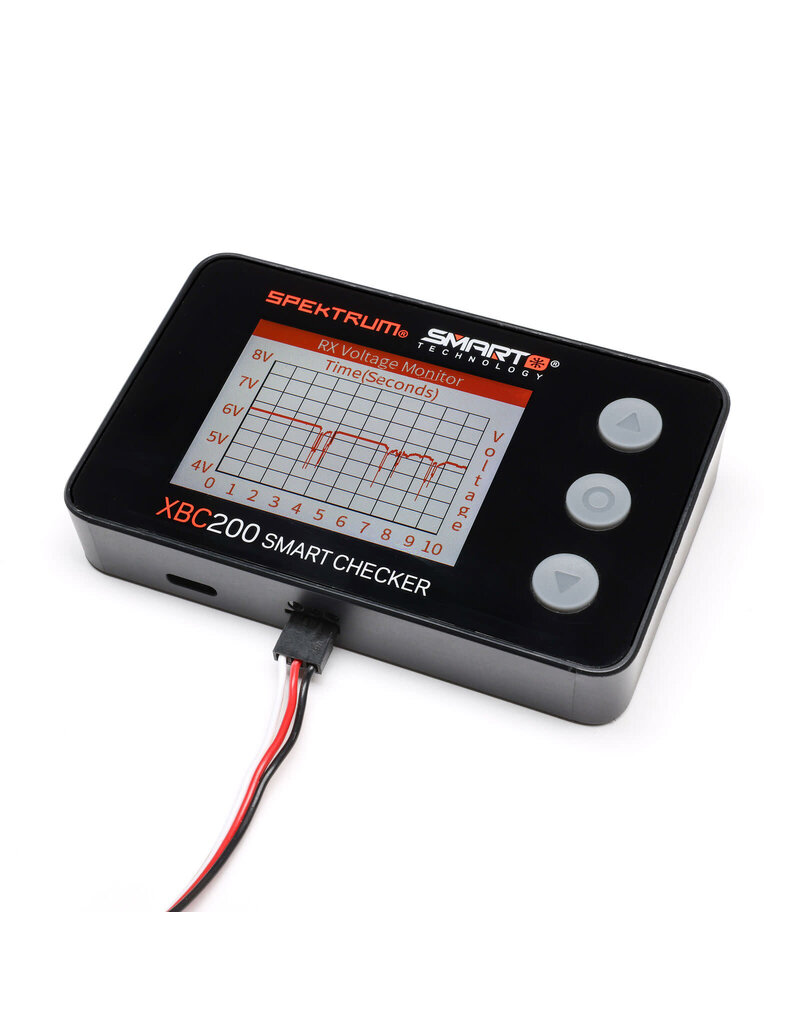 SPEKTRUM SPMXBC200 XBC200 SMART BATTERY CHECKER & SERVO TESTER