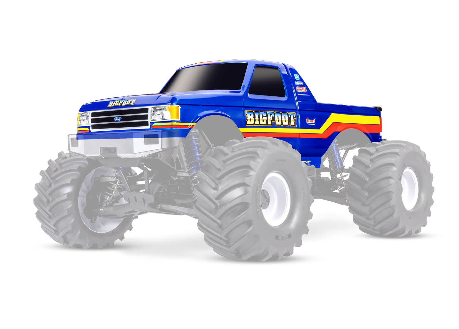 TRA7691-BLUE BODY BIGFOOT NO. 8 COMPLETE - My Tobbies - Toys & Hobbies