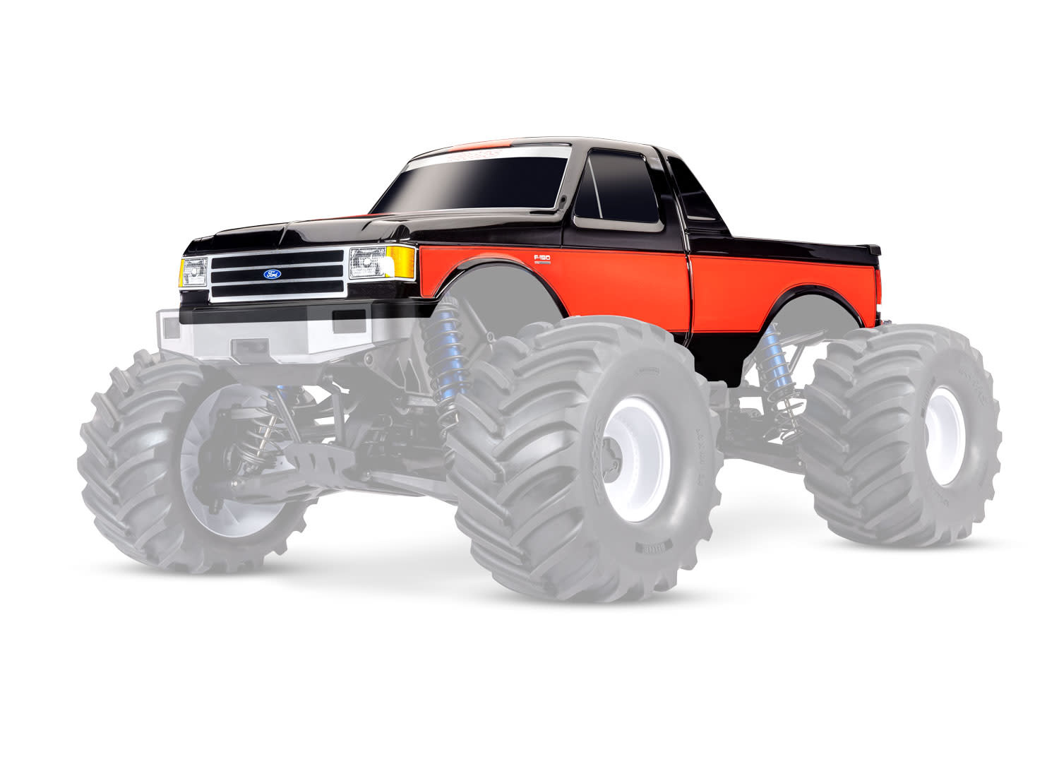 TRA7691-BLK BODY XMAXX MT FORD F150 BLK