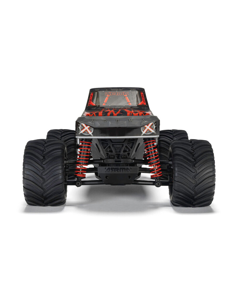 ARRMA ARA2137T1 1/16 QUAKE GROM 4X4 RTR BRUSHED MONSTER TRUCK (BATTERY & CHARGER INCLUDED), RED