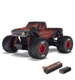 ARRMA ***PRE-ORDER*** ARA2137T1 1/16 QUAKE GROM 4X4 RTR BRUSHED MONSTER TRUCK (BATTERY & CHARGER INCLUDED), RED