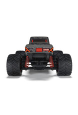 ARRMA ARA2137T1 1/16 QUAKE GROM 4X4 RTR BRUSHED MONSTER TRUCK (BATTERY & CHARGER INCLUDED), RED
