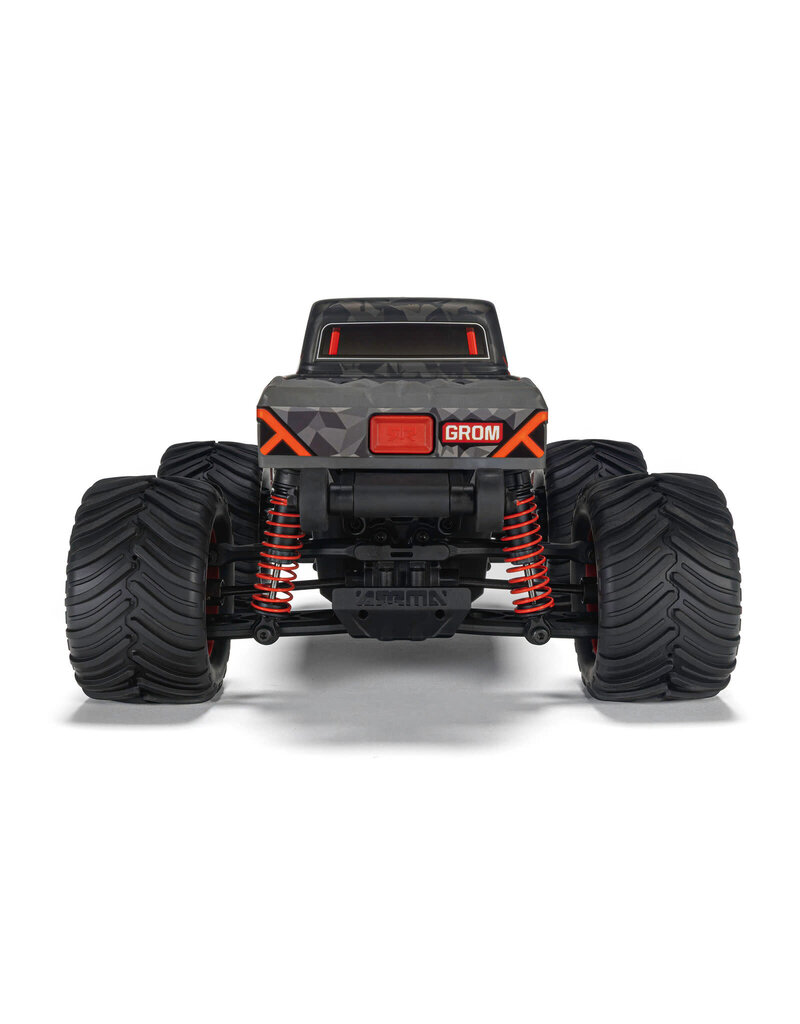ARRMA ARA2137T1 1/16 QUAKE GROM 4X4 RTR BRUSHED MONSTER TRUCK (BATTERY & CHARGER INCLUDED), RED
