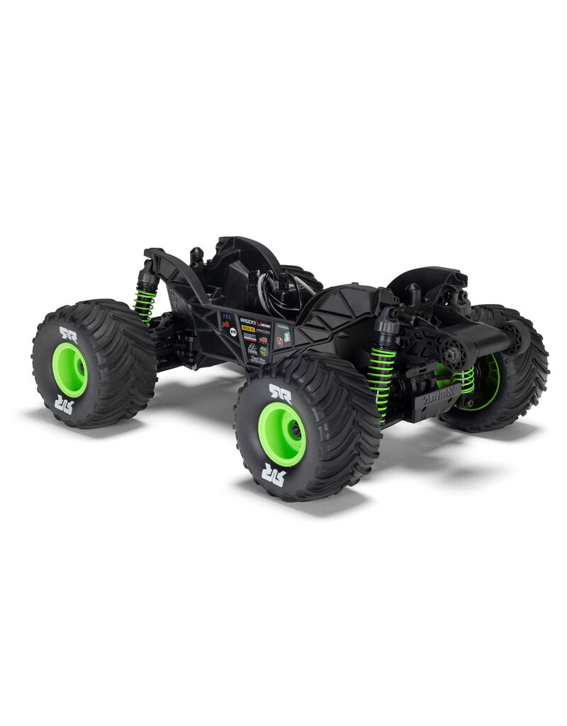 ARRMA ARA2137T2 1/16 QUAKE GROM 4X4 RTR BRUSHED MONSTER TRUCK (BATTERY & CHARGER INCLUDED), GREEN