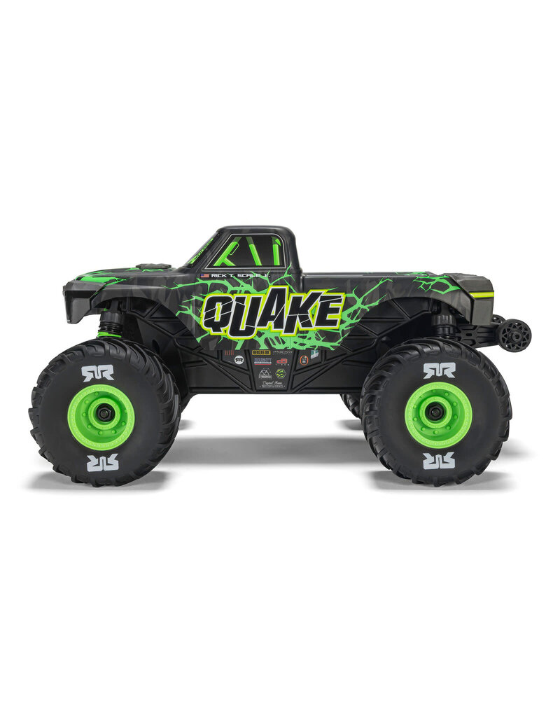 ARRMA ARA2137T2 1/16 QUAKE GROM 4X4 RTR BRUSHED MONSTER TRUCK (BATTERY & CHARGER INCLUDED), GREEN