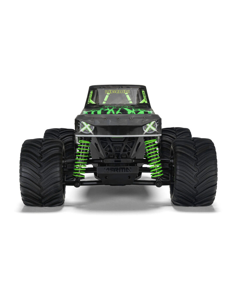 ARRMA ***PRE-ORDER*** ARA2137T2 1/16 QUAKE GROM 4X4 RTR BRUSHED MONSTER TRUCK (BATTERY & CHARGER INCLUDED), GREEN