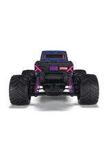 ARRMA ARA2137T3 1/16 QUAKE GROM 4X4 RTR BRUSHED MONSTER TRUCK (BATTERY & CHARGER INCLUDED), PURPLE