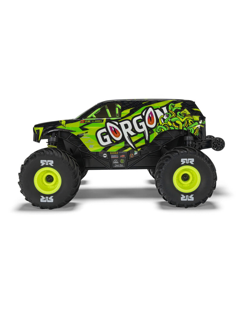 ARRMA ARA2130T1 1/16 GORGON GROM 4X4 RTR BRUSHED MONSTER TRUCK (BATTERY & CHARGER INCLUDED), YELLOW