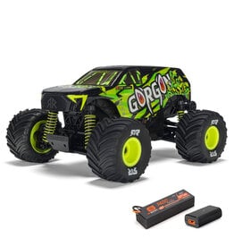 ARRMA ***PRE-ORDER*** ARA2130T1 1/16 GORGON GROM 4X4 RTR BRUSHED MONSTER TRUCK (BATTERY & CHARGER INCLUDED), YELLOW