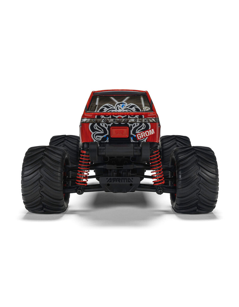 ARRMA ARA2130T2 1/16 GORGON GROM 4X4 RTR BRUSHED MONSTER TRUCK (BATTERY & CHARGER INCLUDED), RED