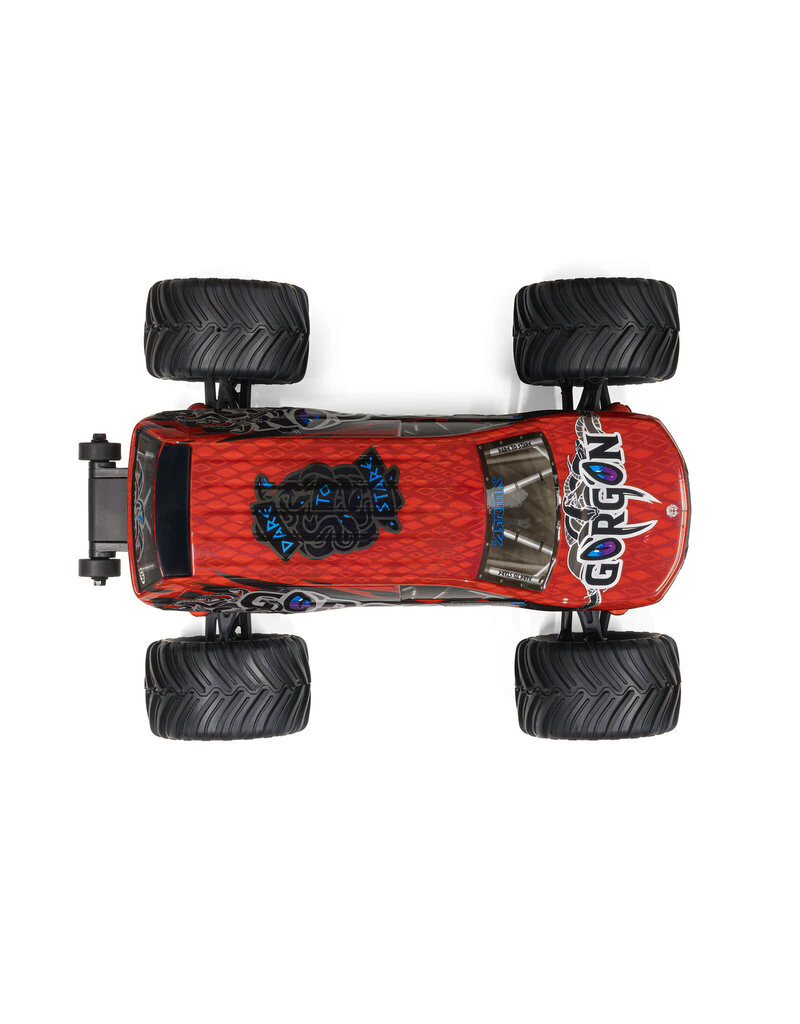 ARRMA ARA2130T2 1/16 GORGON GROM 4X4 RTR BRUSHED MONSTER TRUCK (BATTERY & CHARGER INCLUDED), RED