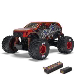 ARRMA ***PRE-ORDER*** ARA2130T2 1/16 GORGON GROM 4X4 RTR BRUSHED MONSTER TRUCK (BATTERY & CHARGER INCLUDED), RED